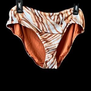 Calia Swim Boyshort Patchwork Print Mid Rise Bottoms